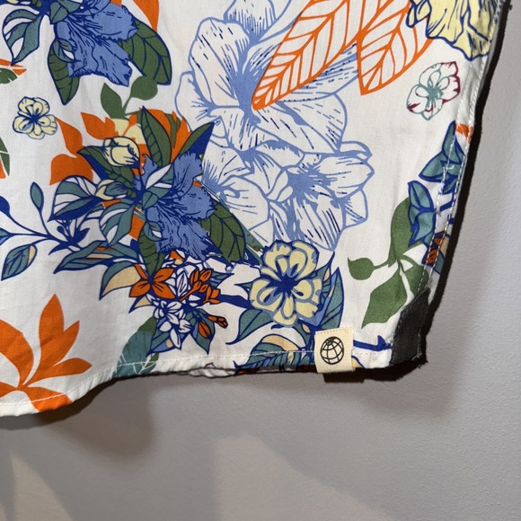 Free Planet Hawaiian Button Shirt Big &‎ Tall Mens 4X  Short Sleeve MSRP $60 NWT - Picture 2 of 11